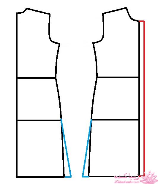 آموزش دوخت مانتو